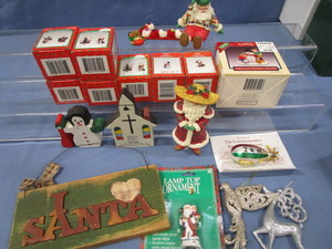Zeppelin, Resin Santas, Figures, Lamp Top