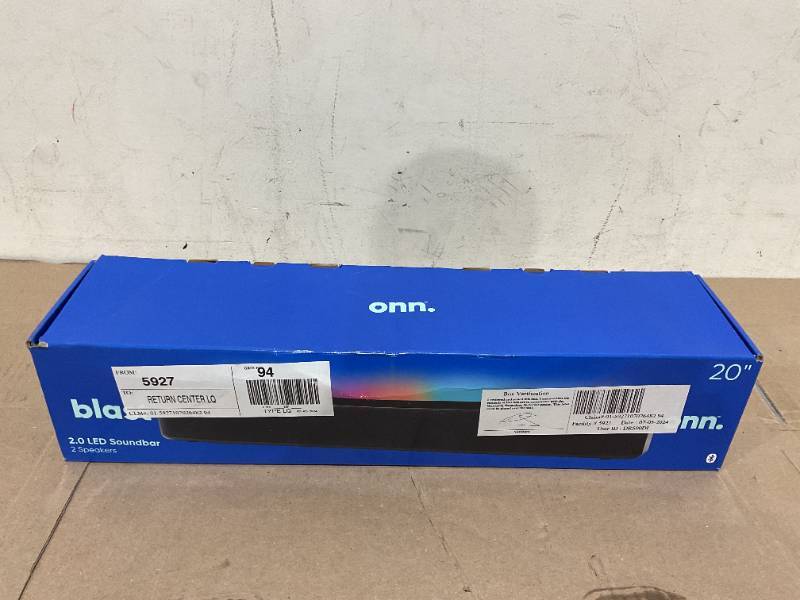 Onn Blast 2024 20” Soundbar Lot Of 2 NEW