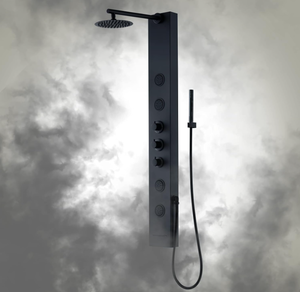 lot 94 image: Achelous Round Rainfall Shower Head Panel System with Thermostatic