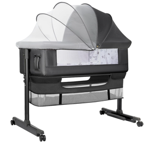 lot 113 image: Yadaqe Baby Bassinet, Baby Basinet Bedside Sleeper