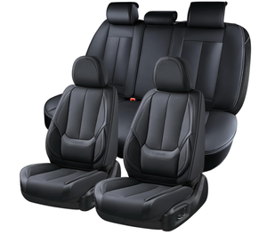 lot 127 image: Coverado Car Seat Covers Full Set, Seat Covers for Cars, Black Car Seat Cover