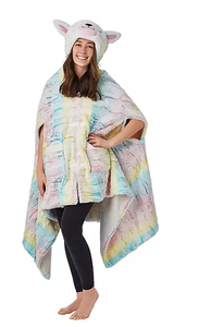 lot 133 image: LOT OF 12 Members Mark-Cozy Critter Wrap Liama