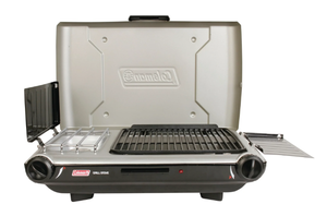 lot 148 image: Coleman Tabletop Propane Gas Camping 2-in-1 GrillStove 2-Burner