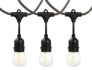 lot 230 image: Better Homes & Gardens 12-Count Rope Lights Edison Bulbs Outdoor String Lights