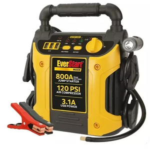 lot 239 image: EverStart Maxx 800 Peak Amp Jump Starter with 120 PSI Compressor