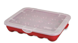 lot 255 image: Sterilite Christmas Ornament Storage Case
