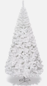 lot 521 image: Leheyhey Artificial PVC Christmas Tree WStand Holiday Season Indoor Outdoor White