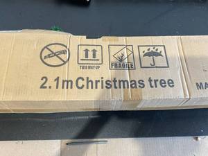 lot 335 image: Artificial Christmas Tree w LED Lights Xmas Party Holiday Decoration