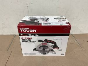 lot 225 image: Hyper Tough 20V Max Lithium-ion Cordless 6-12 Circular Saw