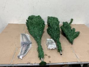 lot 250 image: 6 Artificial Christmas Tree Green