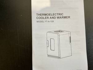 lot 383 image: NORTHCLAN Mini Fridge, 15L Refrigerator Portable Cooler Warmer
