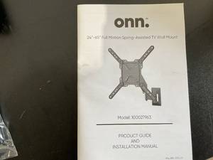 lot 460 image: Hang Onn. Full Motion Spring-Assisted TV Wall Mount