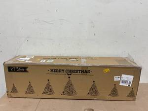 lot 16 image: Artificial Christmas Tree Flocked
