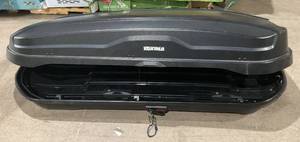 lot 1 image: Yakima NX 18 Cubic Foot General Travel Vehicle Rooftop Cargo Carrier Box