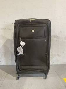 lot 491 image: Protege, Arendale Soft Side 28 Expandable Checked Luggage, Black