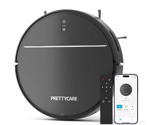 lot 441 image: PrettyCare Robot Vacuum Cleaner with 2800Pa,Featured Carpet Boost,Tangle-Free,Ultra Slim,Self-Charging C1