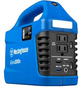 lot 38 image: Westinghouse 194Wh 300 Peak Watt Portable Power Station and Solar Generator