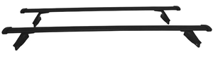 lot 162 image: 2PCS IKON MOTORSPORTS, Roof Rack Compatible with 2018-2024 Chevrolet Equinox & GMC Terrain