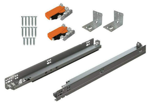 lot 186 image: 6PCS BLUM Tandem Plus BLUMOTION Drawer Slides Complete Pair, with Runners 563H