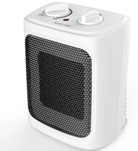 lot 313 image: Mainstays 1500W Ceramic Fan-Forced Electric Space Heater