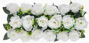 lot 333 image: 6PCS Inweder Flower Table Decoration for Wedding - Artificial Table Flower Arrangement