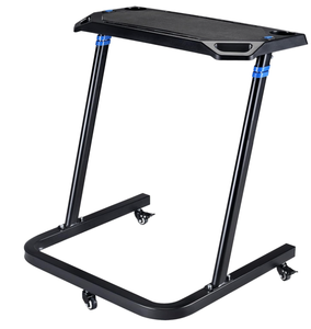 lot 374 image: RAD Cycle Adjustable Bike Desk - Rolling Laptop Cart for Stationary Bike or Trainer