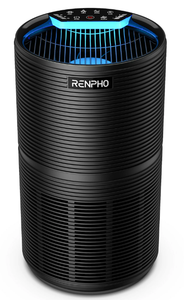 lot 386 image: RENPHO Air Purifier for Home Large Room 600 Sq.ft, H13 True HEPA Air Cleaner Filter for Allergies and Pets Hair
