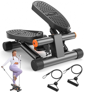 lot 387 image: Niceday Steppers for Exercise, Stair Stepper with Resistance Bands