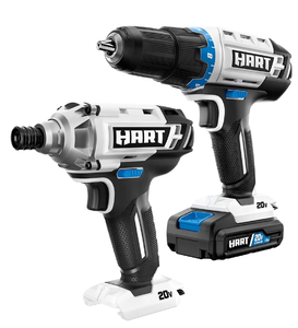 lot 393 image: 2PCS HART 20-Volt Combo Kit