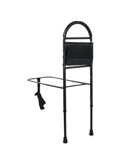 lot 488 image: Equate Steel Adult Bed Safety Rails for Elderly & Senior Assistance, Black, 300 lb Weight Capacity