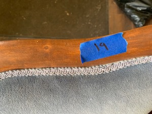Loveseat with pillow