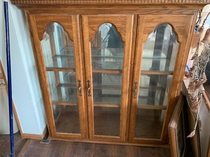 Glass china cabinet