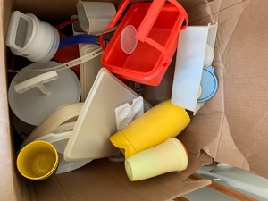 Box of tupperware