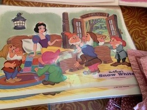 Disney and U.S. placemats, vinyl table cloths