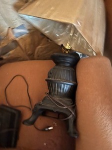 Lounge chair and 2 lamps