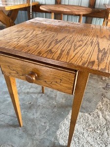 lot 41 image: wood end table