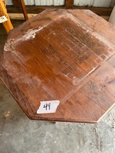 lot 44 image: wood plant stand