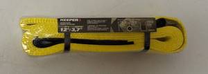 Keeper- 2 in. x 12 ft. 1 Ply Lift Sling with Flat Loop- Model 02616- 1 pck