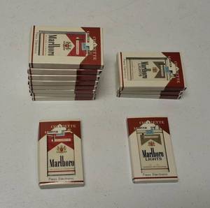 Vintage 1980s Assorted Cigarette Box Style Lighters Marlboro  Brands
