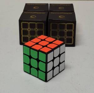 Speed Ripper  ( 4) Speed Ripper  Cube,3x3x3 Puzzle Magic Cube, 56mm Smoothly Quicky Twist Adjustable Speed Cube