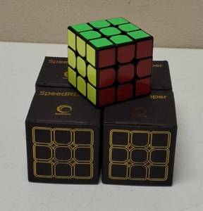 Speed Ripper  ( 4) Speed Ripper  Cube,3x3x3 Puzzle Magic Cube, 56mm Smoothly Quicky Twist Adjustable Speed Cube