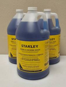 Stanley  (3) Gallons  Single  Stanley Pressure Washer Detergent Siding Deck STCTW004