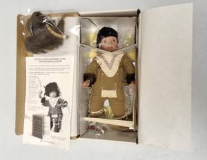 Vintage  Danbury Mint   12 Inch Little Buffalo Dancer Collectors Doll  by Elke Hutchens
