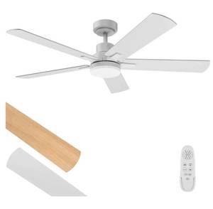 REGAIR  52inch White Ceiling Fans with Lights