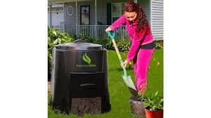 lot 56 image: FreeGarden EARTH 82 gal. Enviro World Compost Bin-Missing Lower Latch Door