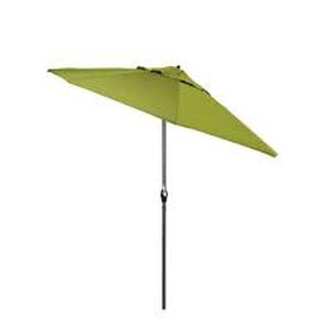 lot 63 image: CALIFORNIA UMBRELLA 9 ft. Aluminum Auto Tilt Patio Umbrella in Kiwi Olefin