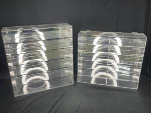 lot 51 image: 2 Model Car Display Cases - Excellent Condition