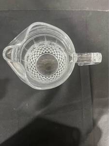 lot 181 image: VTG Cristal Darques Longchamp Beverage Pitcher