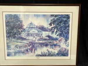 lot 214 image: Signed Lou Roman Picture of Como Park 293900