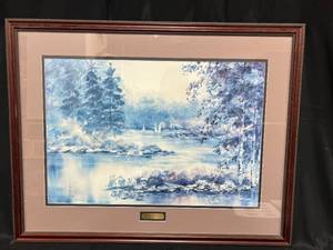 lot 217 image: Indian Summer by Lou Roman Numbered 23900 W COA